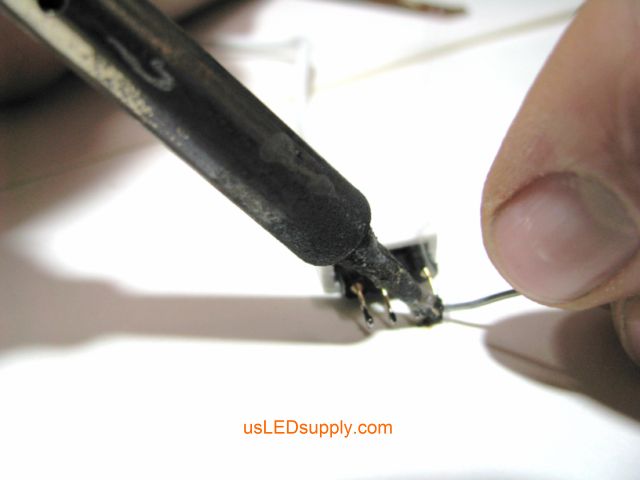 Pre tin 4 pin connector with Rosin Cor Solder