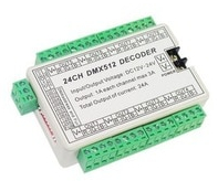 RGB DMX Decoder 24ch (8 RGB) 1A/Ch Small