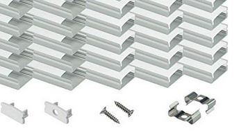 Aluminum LED Channel Thin with Lens