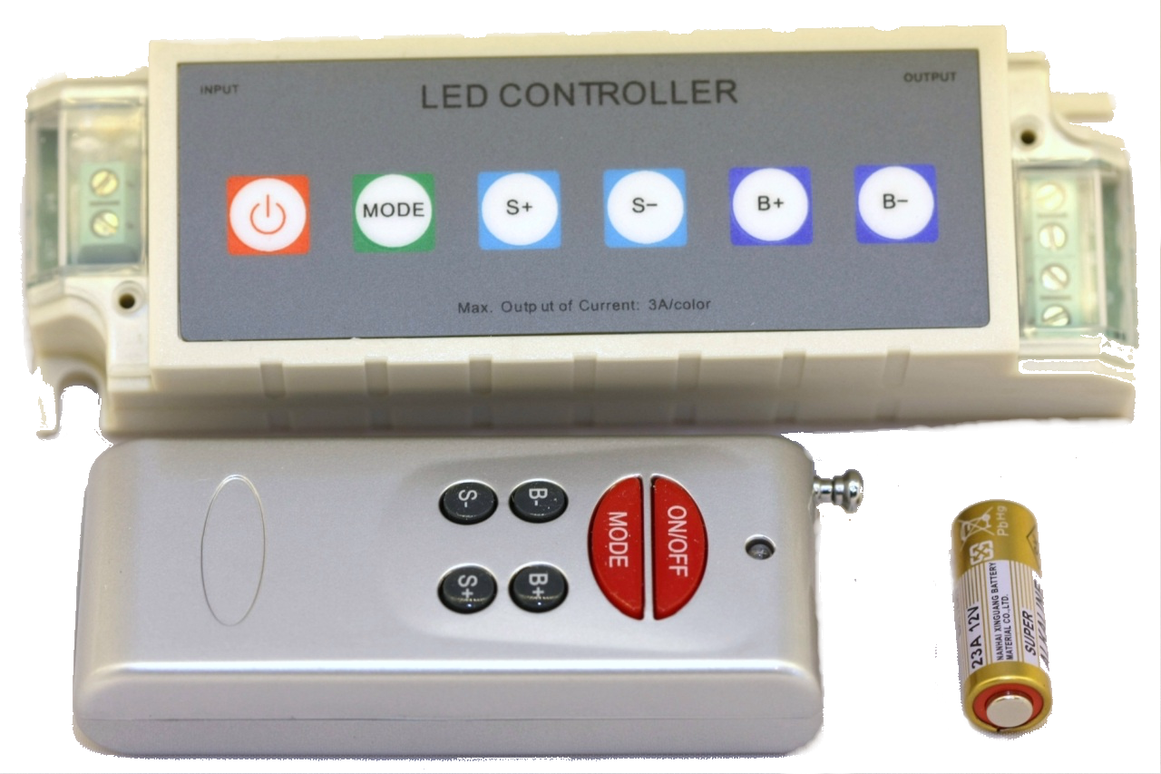 RGB RF Remote Controller 3A 6x Key