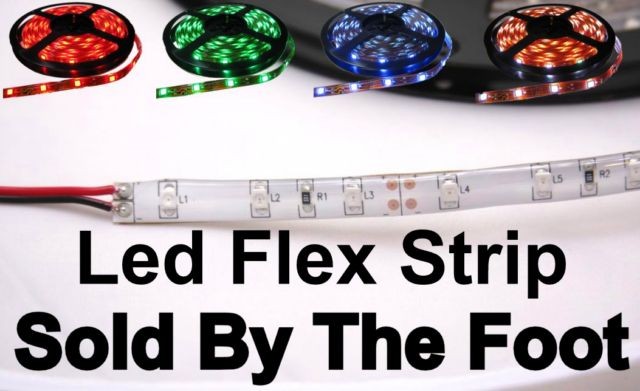 LED flexible strip sold by the foot