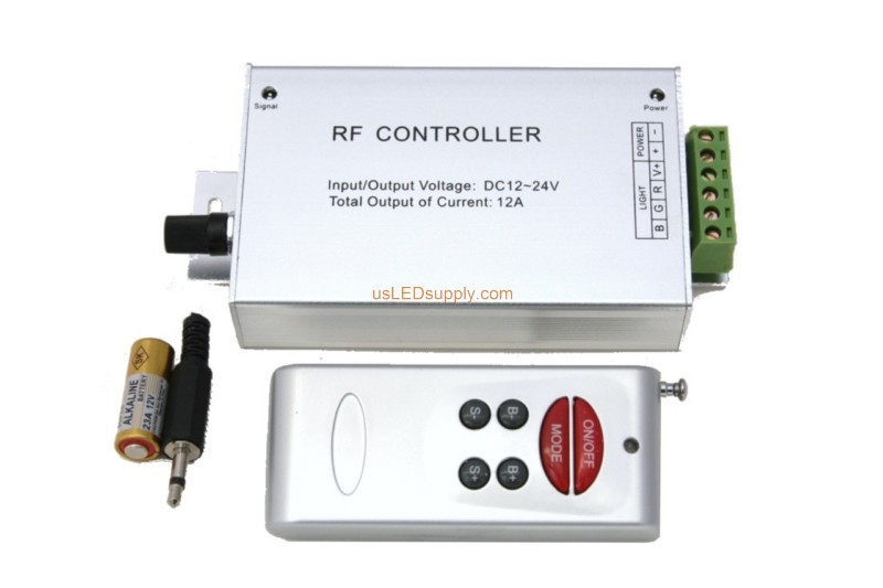 RGB RF Remote Controller with Audio 4A 6x Key