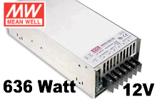 Mean Well Power Supply 12v 636W 52A 