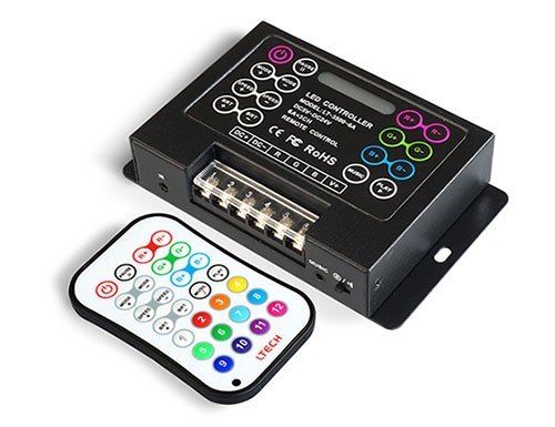 RGB IR Music Controller with Audio Input/Mic 6A 28x Key