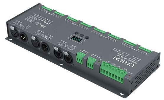 RGB DMX Decoder 32ch (8 RGBW, 10x RGB, 16x CT or 32x Dim) 3A/Ch