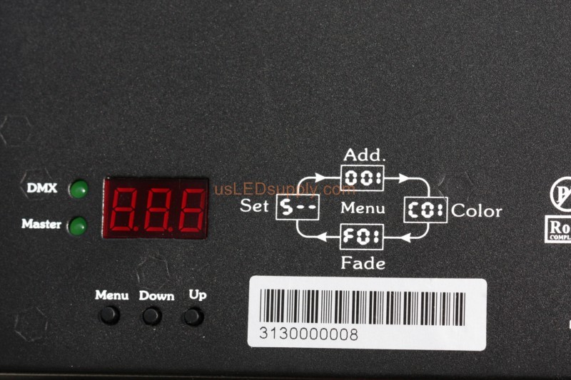 RGB 350mA Multichannel Driver/DMX Controller for Puck Lights