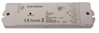 Wireless Dimming Receiver 4 Zone Razor Quattro SKU# RAZ-WR240 