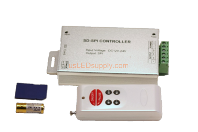 12V RGB LED Controller with SD Card for Standard RGB Strips 4A/Ch