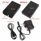 12V 1800mA Portable Battery Pack (with charger)