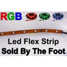12V RGB Flexible LED Strip (Sold by the Foot)