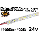 Natural White Led Flex Strip High Output 60/M 300/Reel b)2900k-3200k
