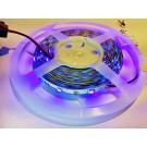 12V UV (Blacklight) Flexible LED Strip 16' Roll (5050 30/M 150/Roll) Un-Coated (Non waterproof)
