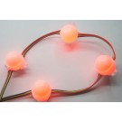 12V LED RGB Digital Point Modules Round (WS2801 Chip) 6" Spacing with Milky Lens