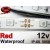 12v Red Waterproof Flexible LED Strip 16' Roll (IP-68) (5050 30/M 150/Roll)