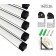 Aluminum LED Channel 45deg V-Corner with Lens  Black