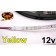 12V Yellow/Amber 3528 Flexible LED Strip 16’ Roll