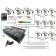 RGB 350mA Multichannel Driver/DMX Controller for Puck Lights Diagram