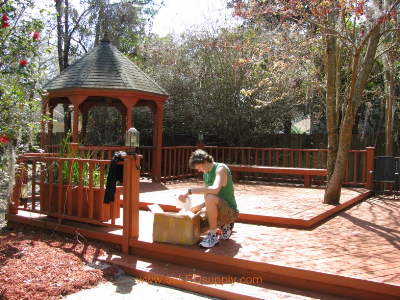 Brainstorming ideas for this deck LED lighting.