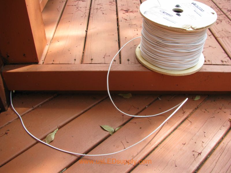 22-4 Control Cable (low voltage wire)- a practical and inexpensive way to power LED lights.