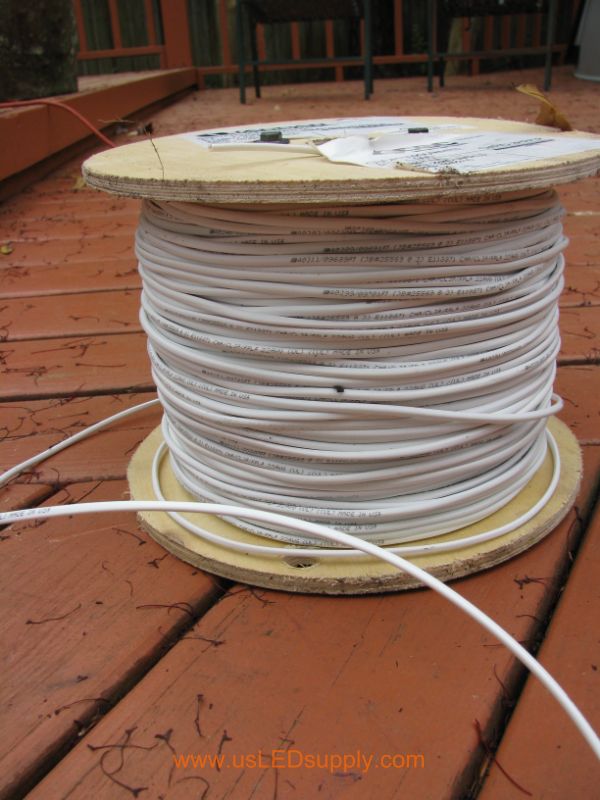 22-4 Control Cable (low voltage wire)- a practical and inexpensive way to power LED lights.