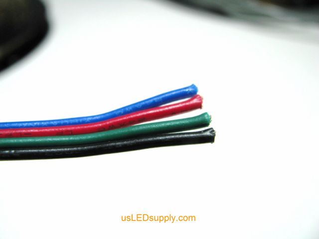 Stripped ends cut off